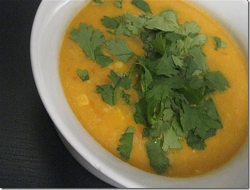 coconut corn soup