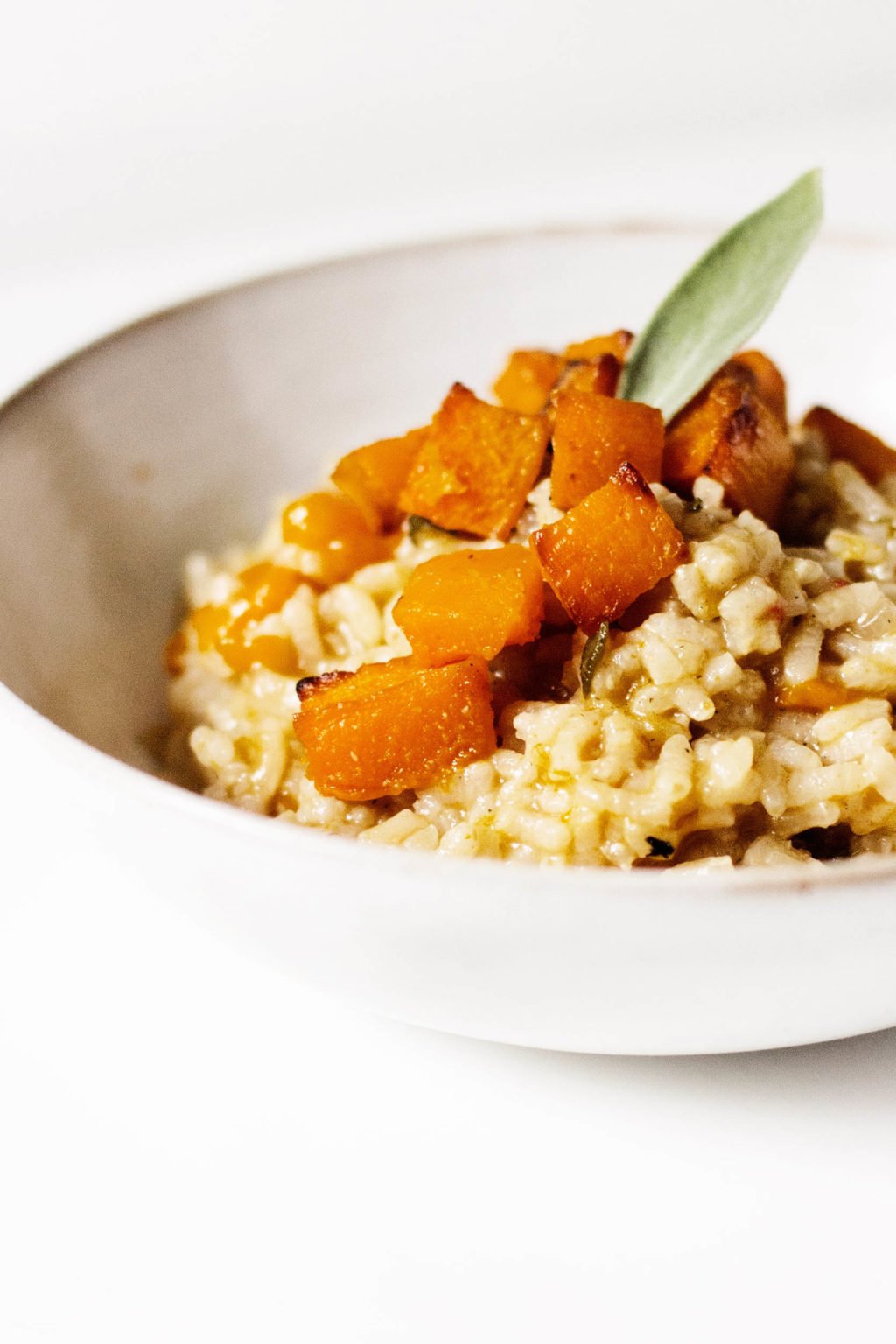 Vegan Butternut Squash Risotto | The Full Helping