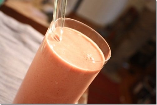 Strawberry, Banana, and Coconut Smoothie