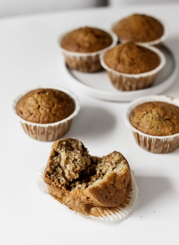 Vegan Zucchini Date Muffins | The Full Helping