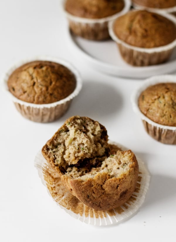 Vegan Zucchini Date Muffins | The Full Helping