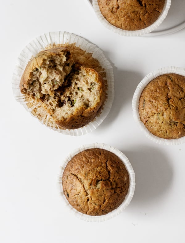 Vegan Zucchini Date Muffins | The Full Helping