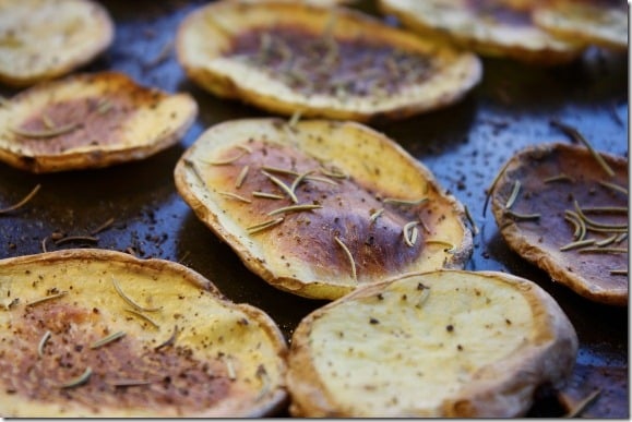 Yukon Gold Potato Chips with Rosemary and Sea Salt