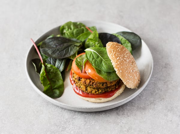 Ridiculously Healthy Millet, Kale, and Yam Burgers | The Full Helping