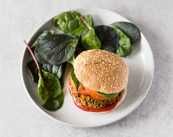 Ridiculously Healthy Millet, Kale, and Yam Burgers | The Full Helping