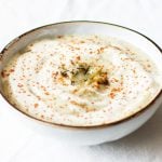 Roasted Cauliflower Parsnip Soup | The Full Helping