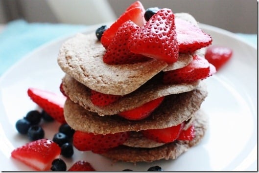 raw vegan pancakes