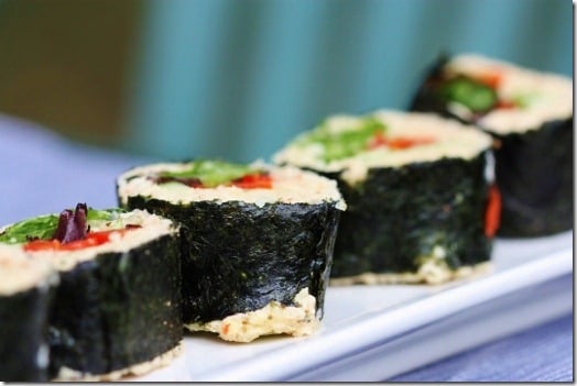 Raw Parsnip Sushi Rice