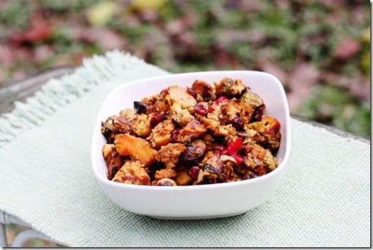Millet, Butternut Squash, Brussels Sprout & Cranberry Stuffing | The Full Helping