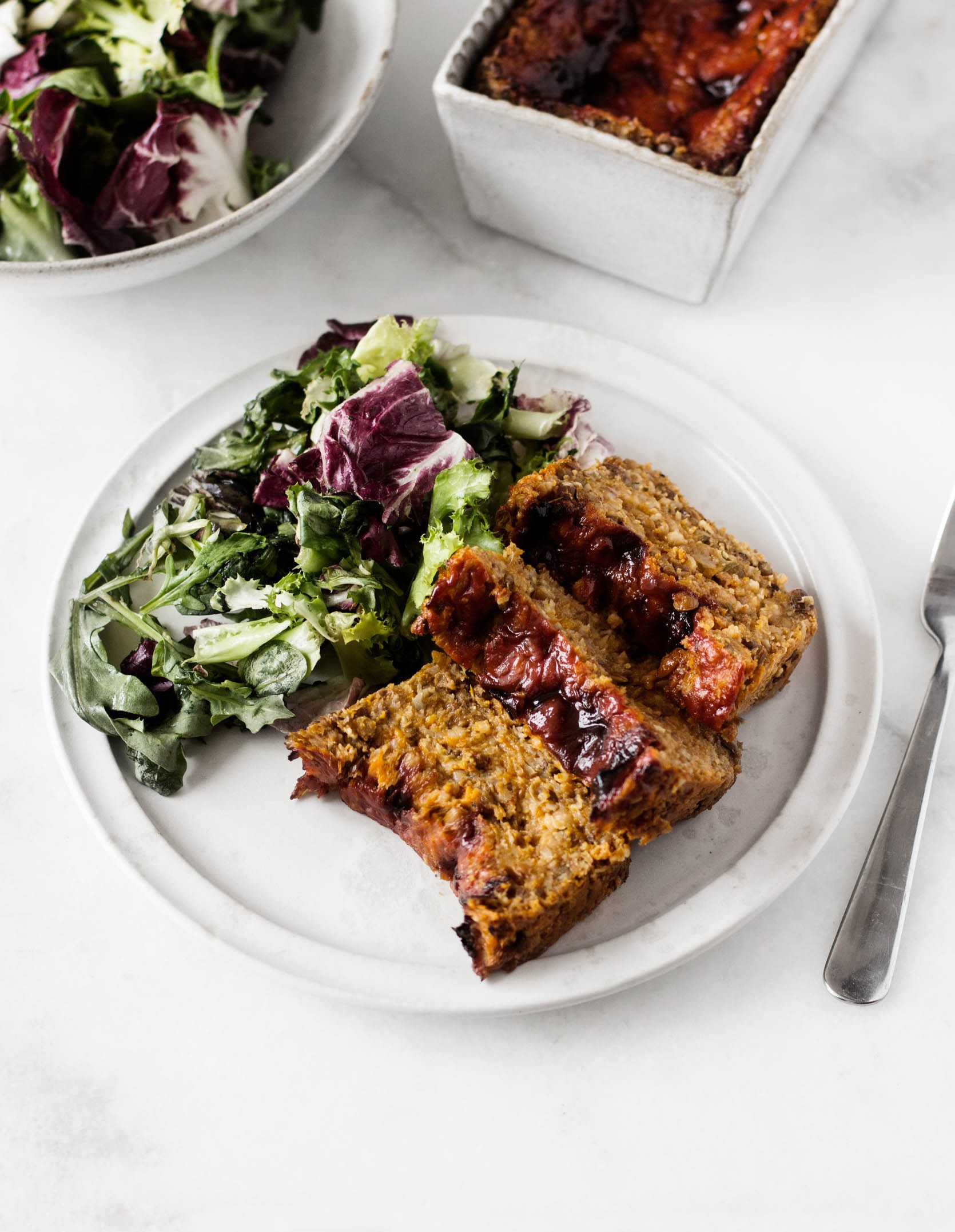 Lentil Sweet Potato Loaf