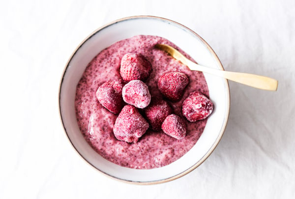 Strawberry ginger chia pudding | The Full Helping
