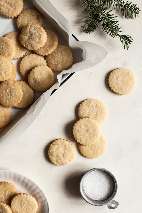 Vegan Vanilla Almond Sugar Cookies | The Full Helping