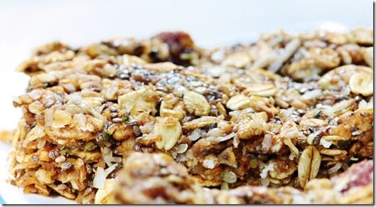 Speedy, No Bake Omega-3 Vegan Snack Bars