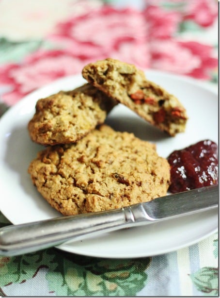 vegan gluten free strawberry scones