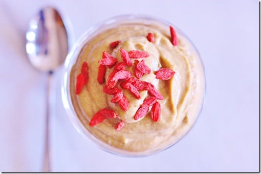 raw vegan strawberry vanilla pudding