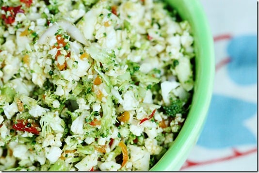 Broccoli Hemp Slaw with Tangy Mustard Dressing