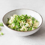 Parsnip Rice with Hemp Seeds, Spring Peas, and Basil | The Full Helping