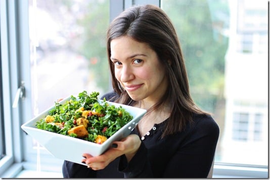 kabocha goji salad