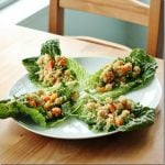 chickpea quinoa lettuce wraps