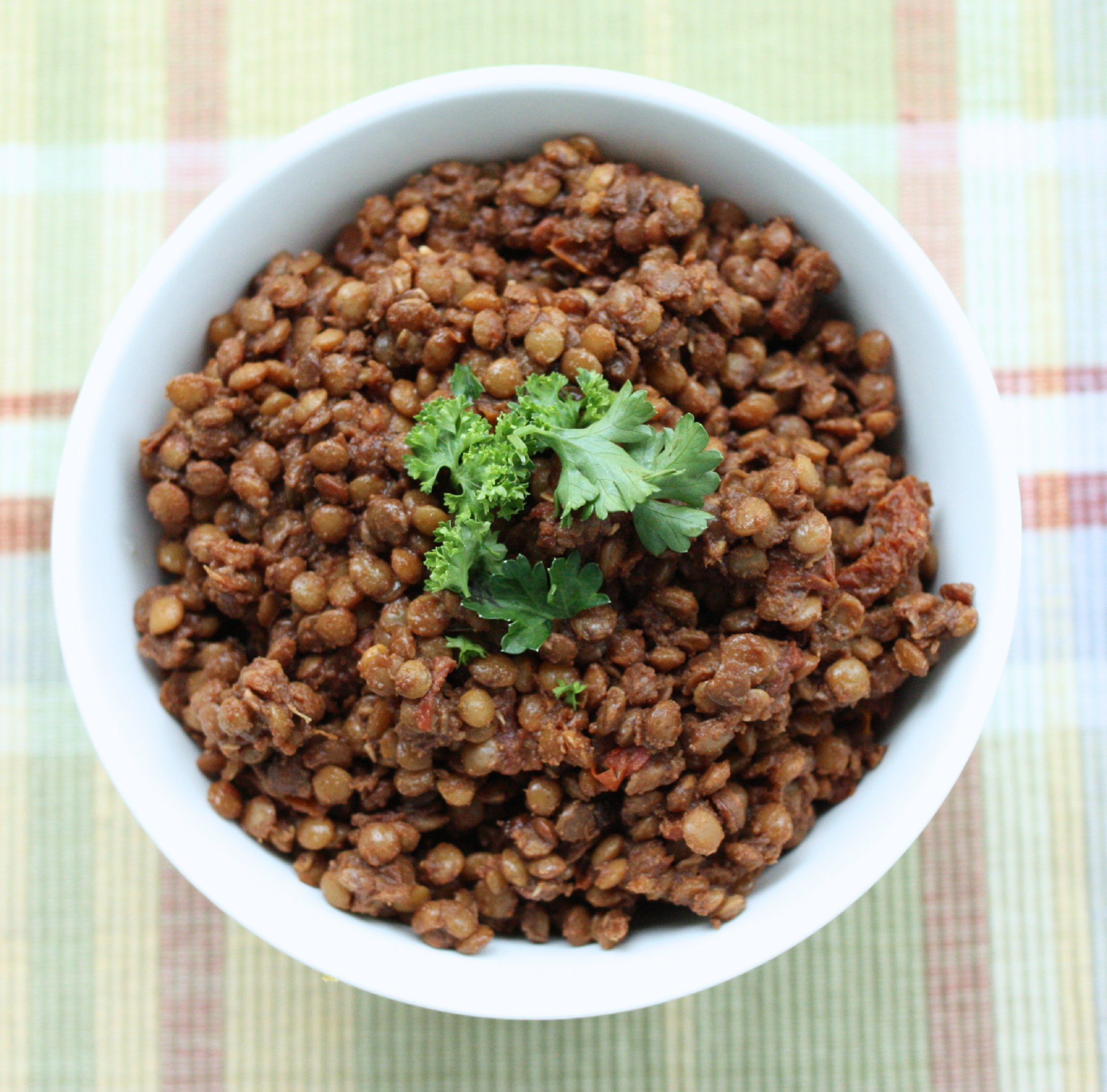 Savory spiced tamarind lentils | The Full Helping