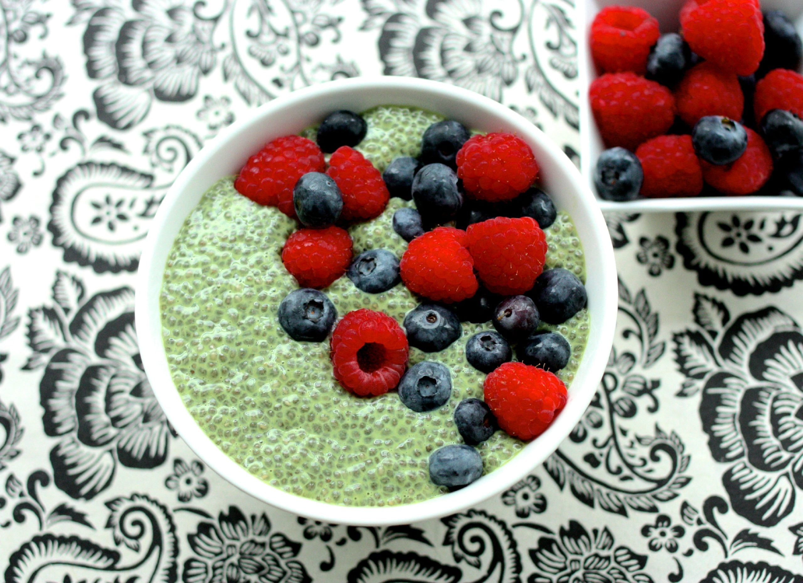 Matcha Green Tea Chia Pudding The Full Helping