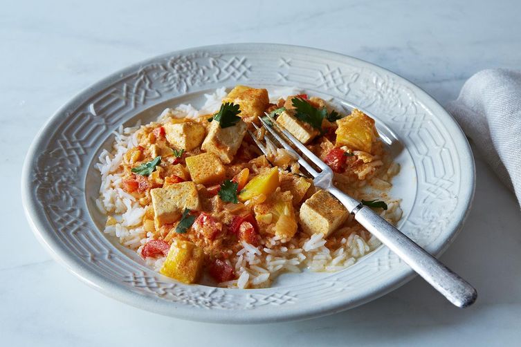 kabocha tofu curry