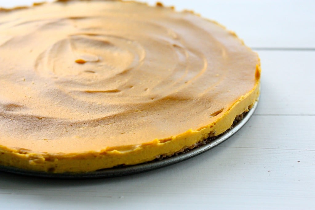 vegan no bake pie side