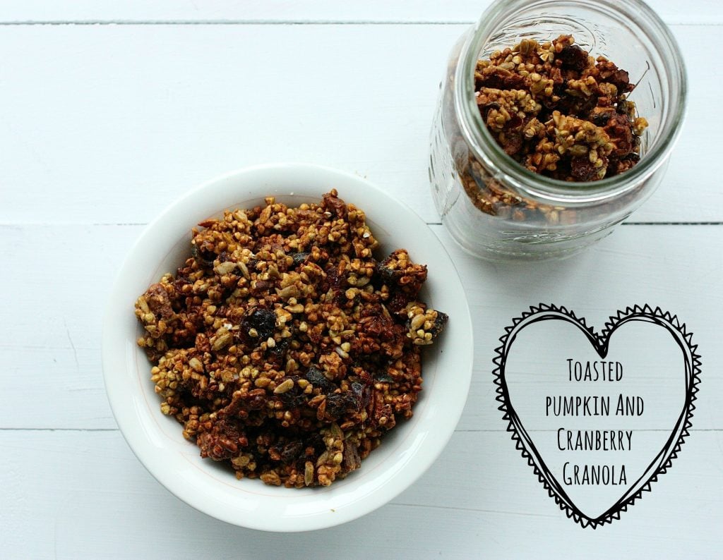 toasted pumpkin granola header