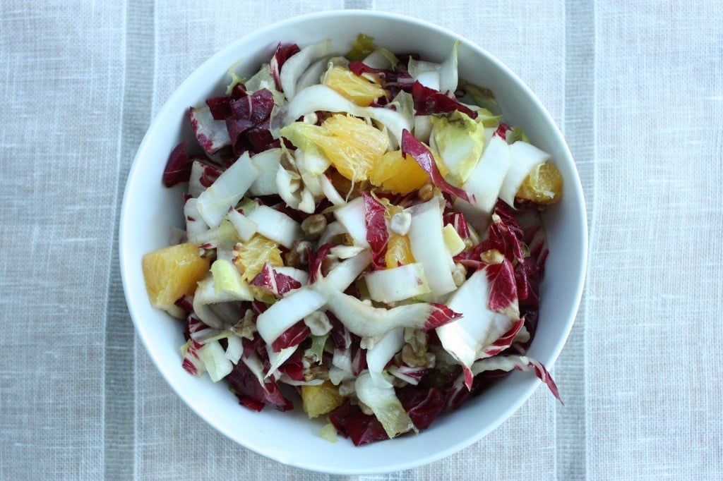 radicchio salad with endive orange walnuts horizontal