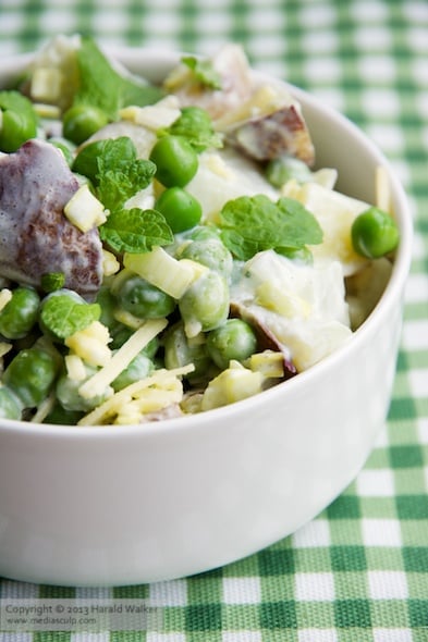 Minty Pea and Potato Salad