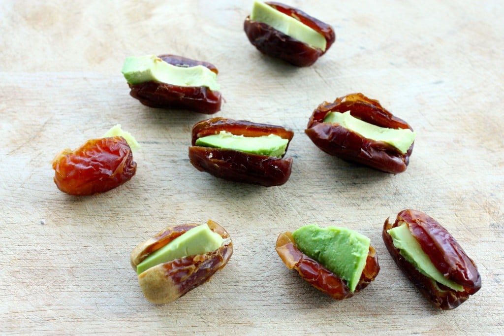 dates and avocado