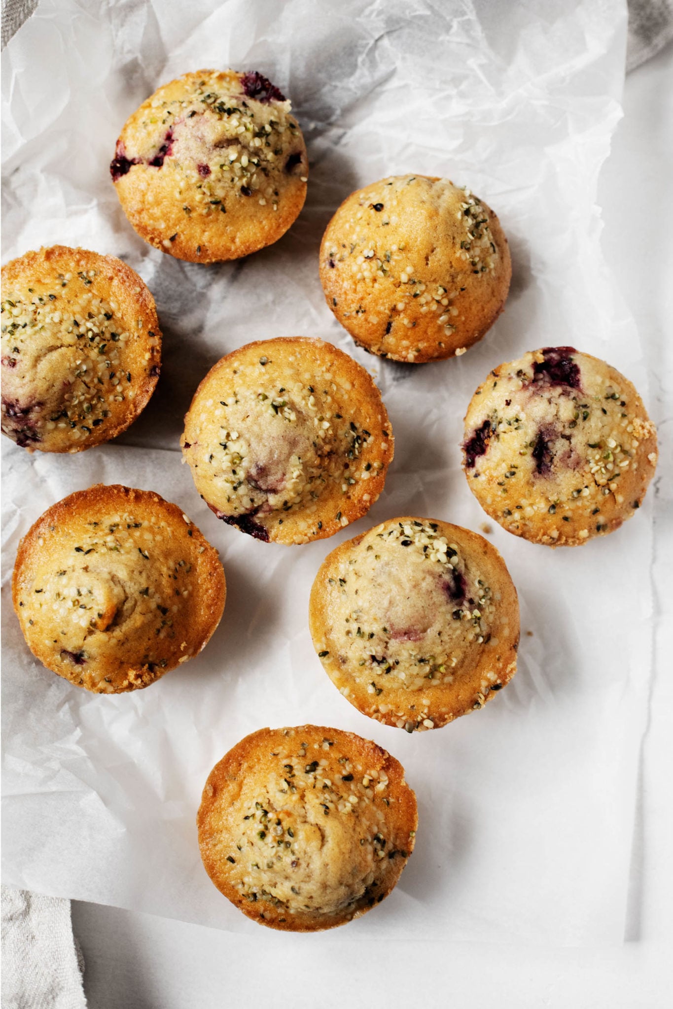 Berry Hemp Spelt Muffins A Whole Grain, Snackworthy Vegan Treat