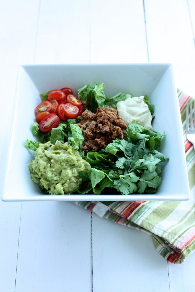 raw vegan taco salad long