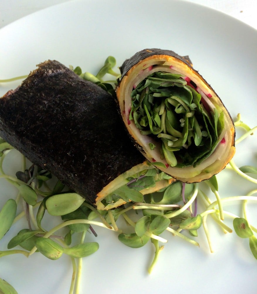 hummus nori wrap