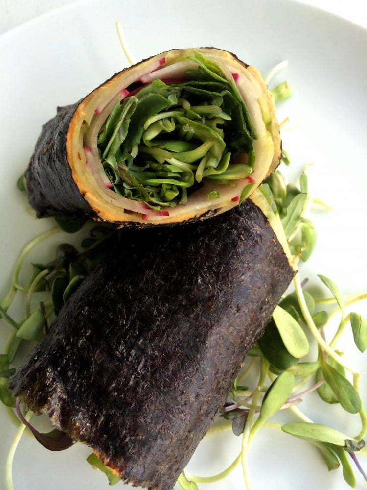 hummus nori wrap