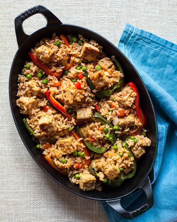 Rice and Tempeh Stuffed Peppers The Full Helping