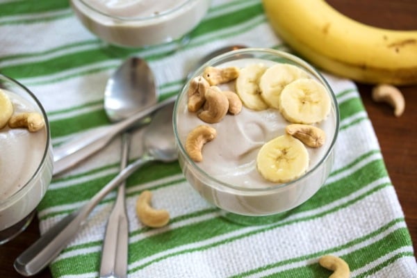 Raw Cashew Banana Yogurt | The Full Helping
