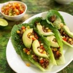 Heat Free Lentil and Walnut Tacos from the CR Cookbook // Choosing Raw