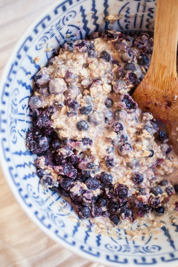 Produce On Parade - Blueberry Maple Baked Oatmeal - Healthier than a crisp, this adaptable blueberry oatmeal bake is flavored with sweet maple syrup and speckled with toasted walnuts