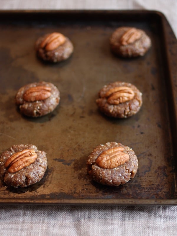 raw pecan sandies