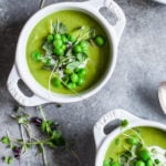 Minted Pea Soup with Cashew Cream | The Full Helping