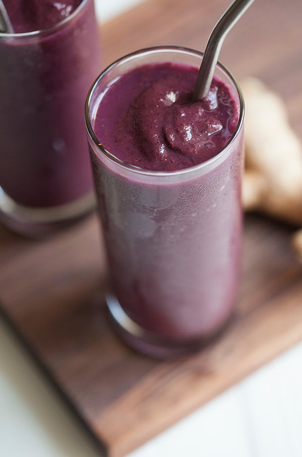 Anti-Inflammatory Berry, Watermelon, and Ginger Smoothie 