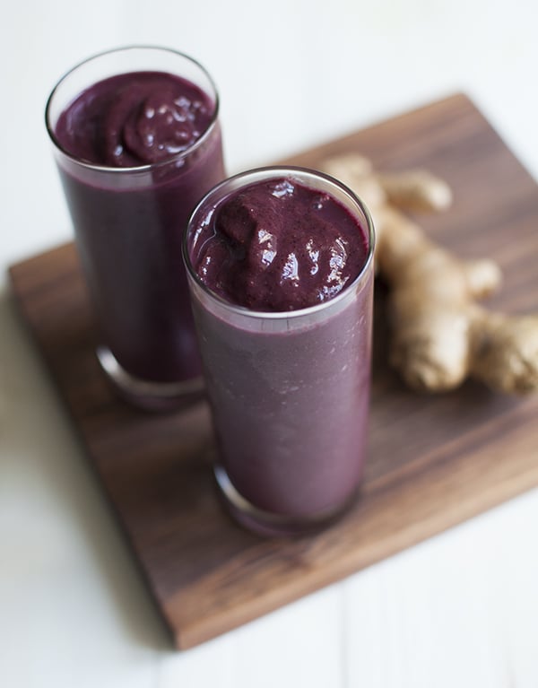 Anti-Inflammatory Berry, Watermelon, and Ginger Smoothie 
