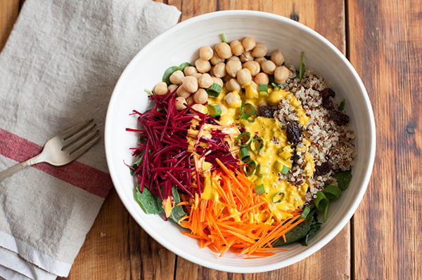 Totally addictive creamy cashew carrot dressing