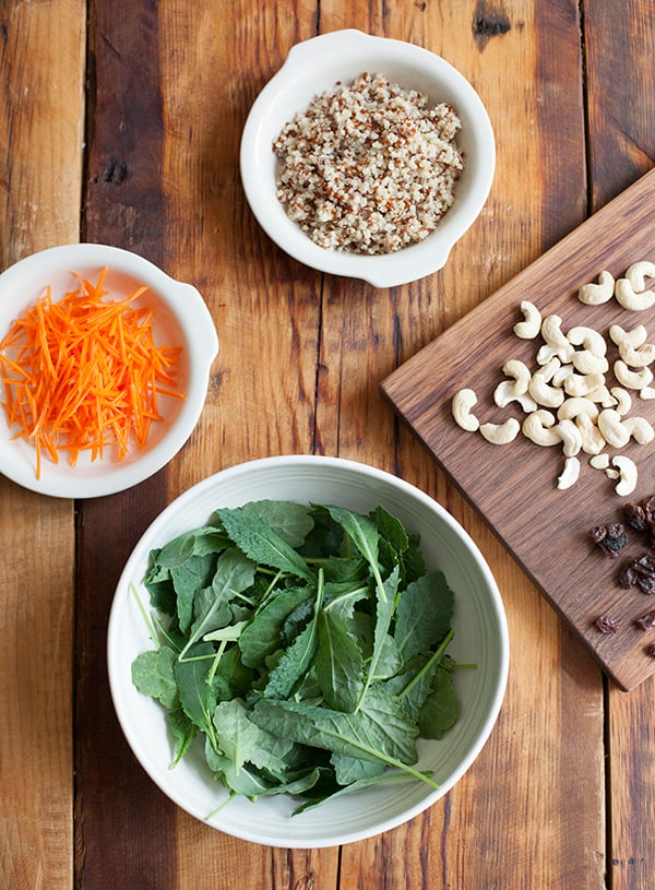 Totally addictive creamy cashew carrot dressing