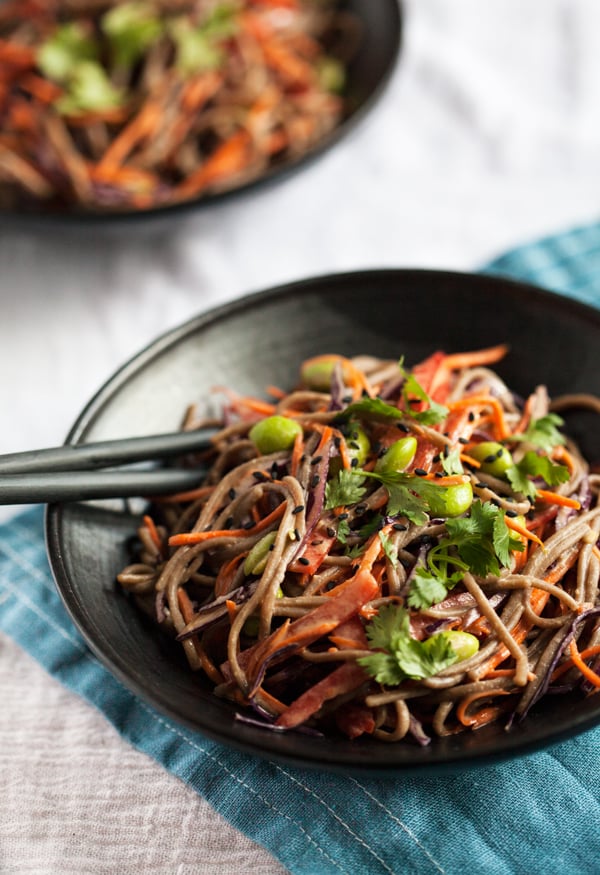 Easy Tahini and Soba Noodle Salad | The Full Helping