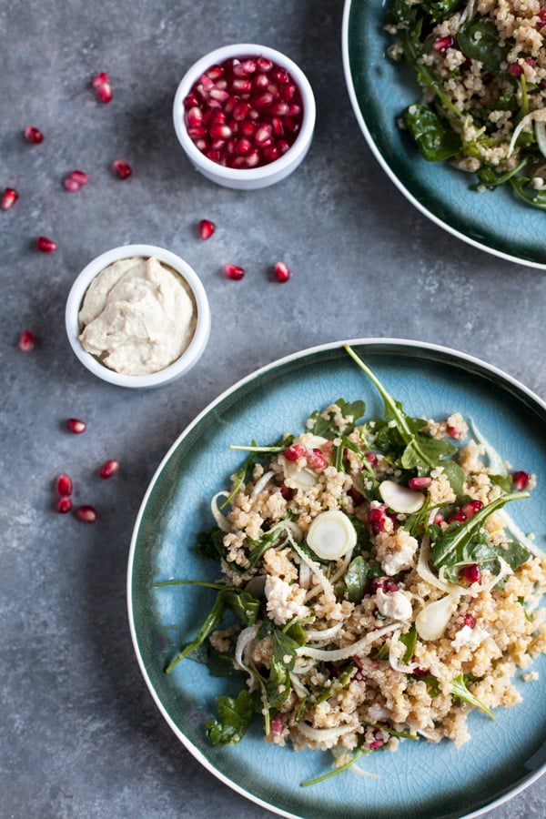 Fennel Salad with Ancient Grains and Pomegranate