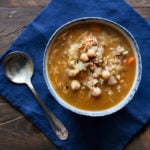 Rustic Cabbage, Chickpea and Wild Rice Soup - The Full Helping