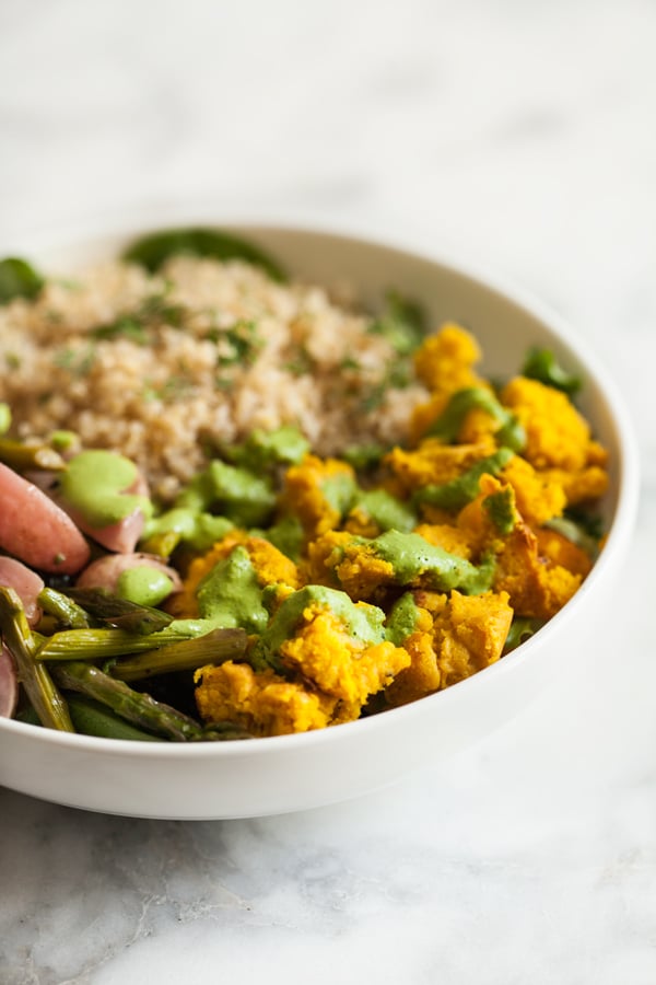 Chickpea Scramble Breakfast Bowls | The Full Helping