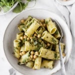 Chickpea Pesto Pasta Salad | The Full Helping